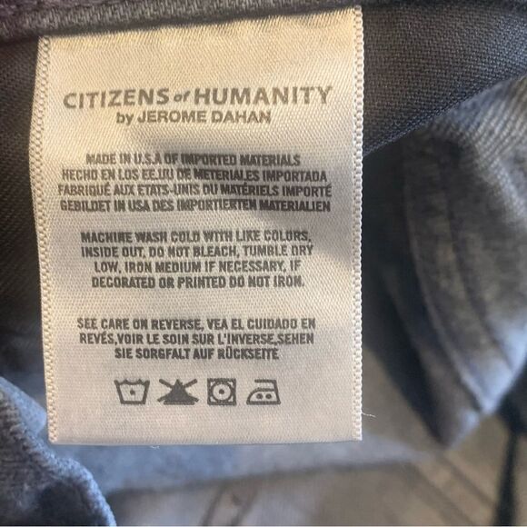 Citizens of Humanity Noah Super Skinny Jeans Black Size 32 - Picture 7 of 12